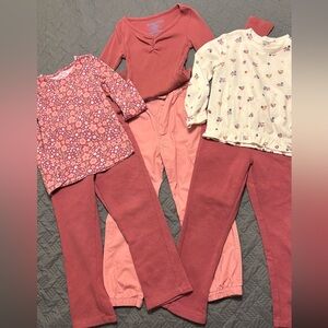 6 PC BUNDLE TODDLER OUTFITS SIZE 5T